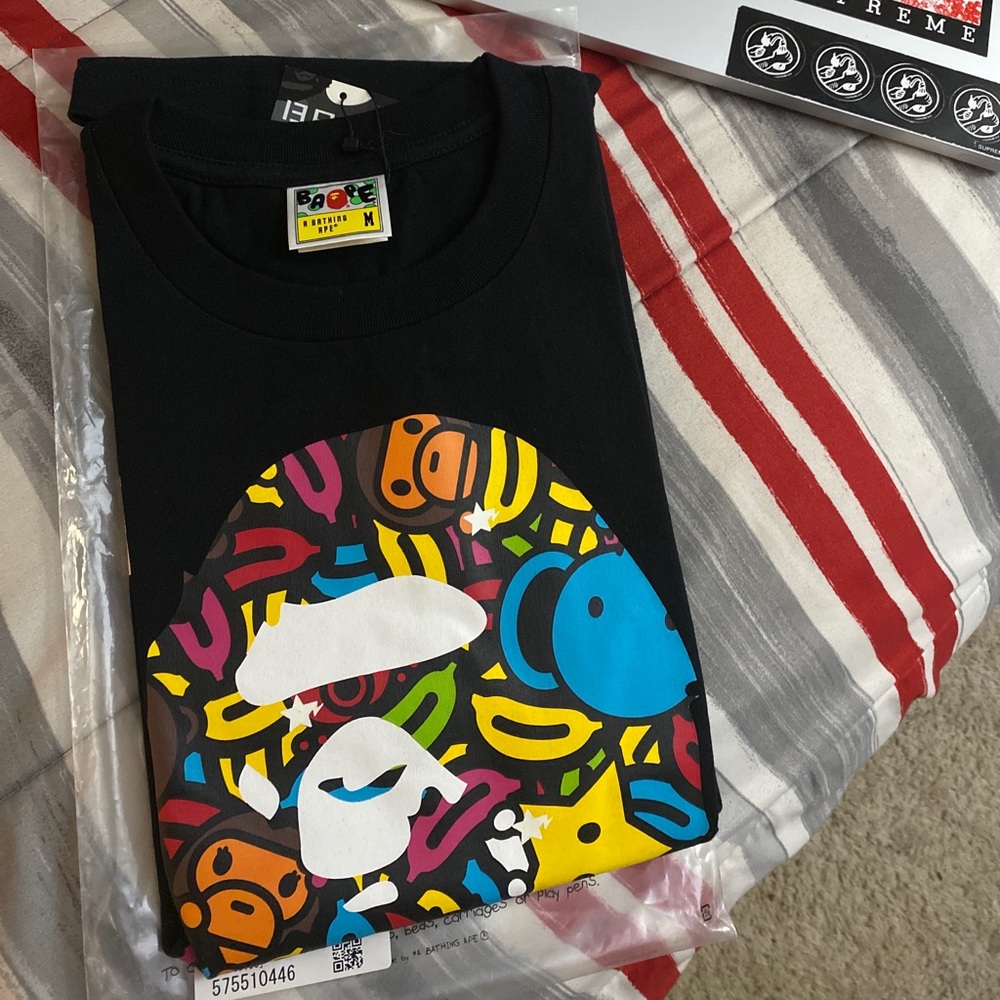 Bape Milo Bandana Tee Black